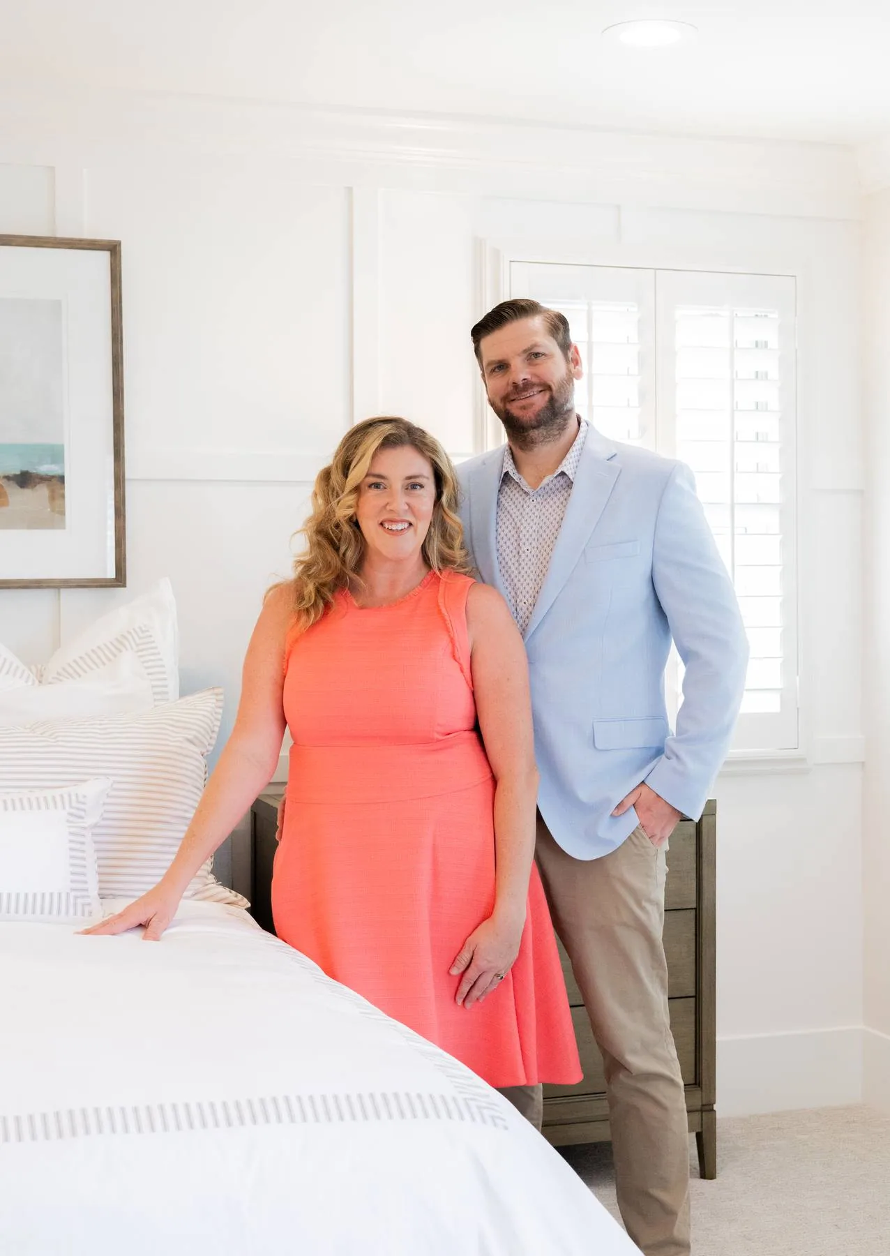 Michela and Jason Hinds in an Oahu home